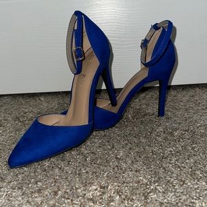 Royal blue heels